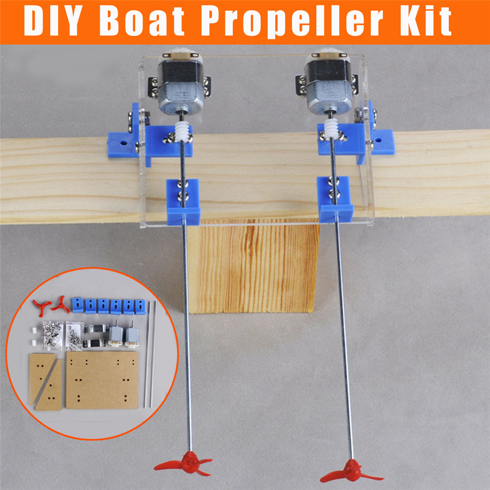 1-Set-DIY-Boat-Propeller-Kit-Watercraft-Motor-Shaft-Model-RC-Hobby-Hand-Learning-Toy-1367490