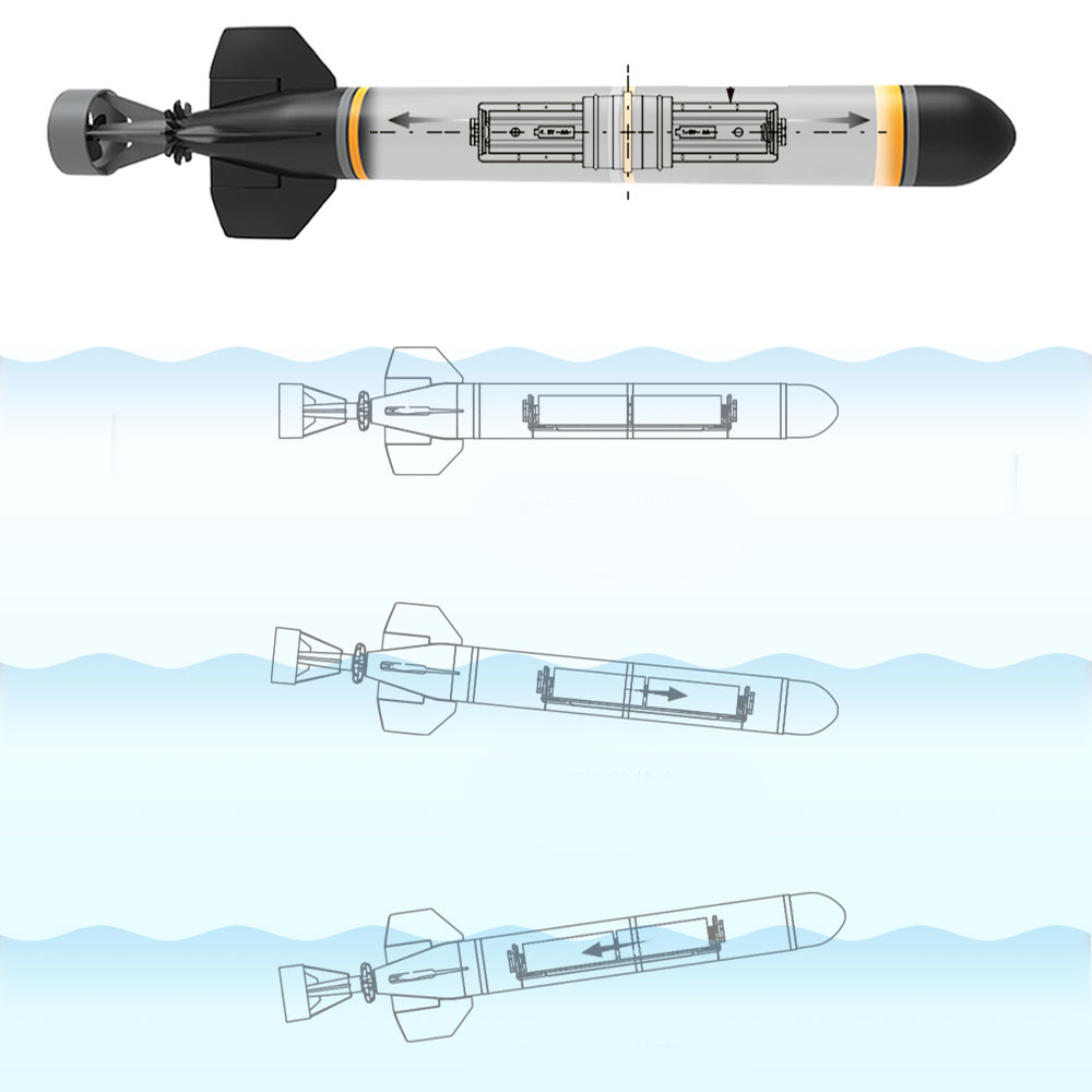 Electric-RC-Submarine-Boat-Torpedo-Assembly-Model-Kits-DIY-Extracurricular-Toys-Kids-Gifts-Explore-t-1455476