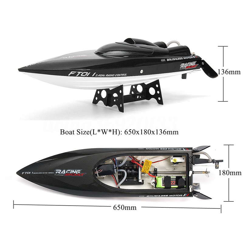 Feilun-FT011-65CM-24G-50-kmh-Water-Cooled-Brushless-Motor-RC-Racing-Boat-1261326