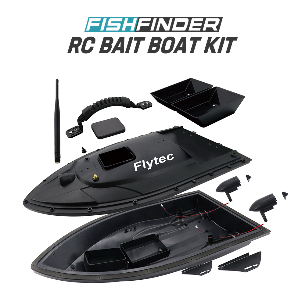 Flytec-2011-5-Generation-Fishing-Bait-Rc-Boat-Kit-Without-Circuit-Board-Battery-Motor-Servo-1362568