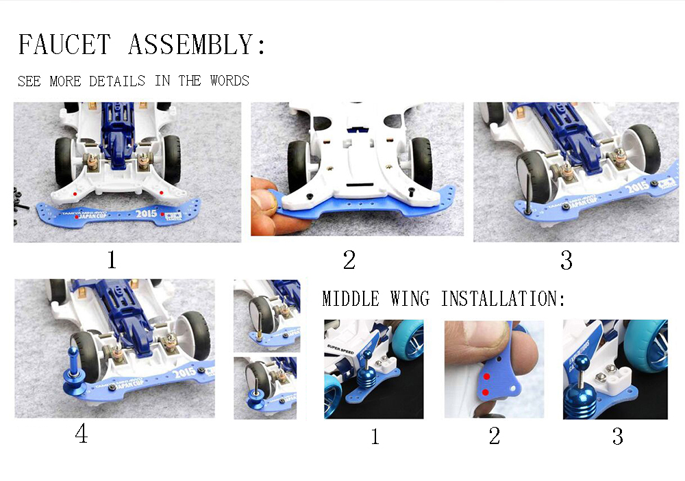 1-Set-MAAR-Chassis-Modification-Set-Kit-With-FRP-Parts-For-Tamiya-Mini-4WD-RC-Car-Parts-With-Wheel-1382114