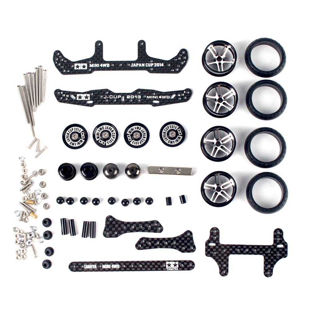 1-Set-MAAR-Chassis-Modification-Set-Kit-With-FRP-Parts-For-Tamiya-Mini-4WD-RC-Car-Parts-With-Wheel-1382114