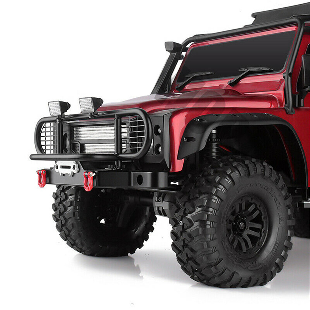 1-Set-Metal-Front-Bumper-With-Light-for-110-Scale-RC-Crawler-Car-Traxxas-TRX4-TRX-4-1476908