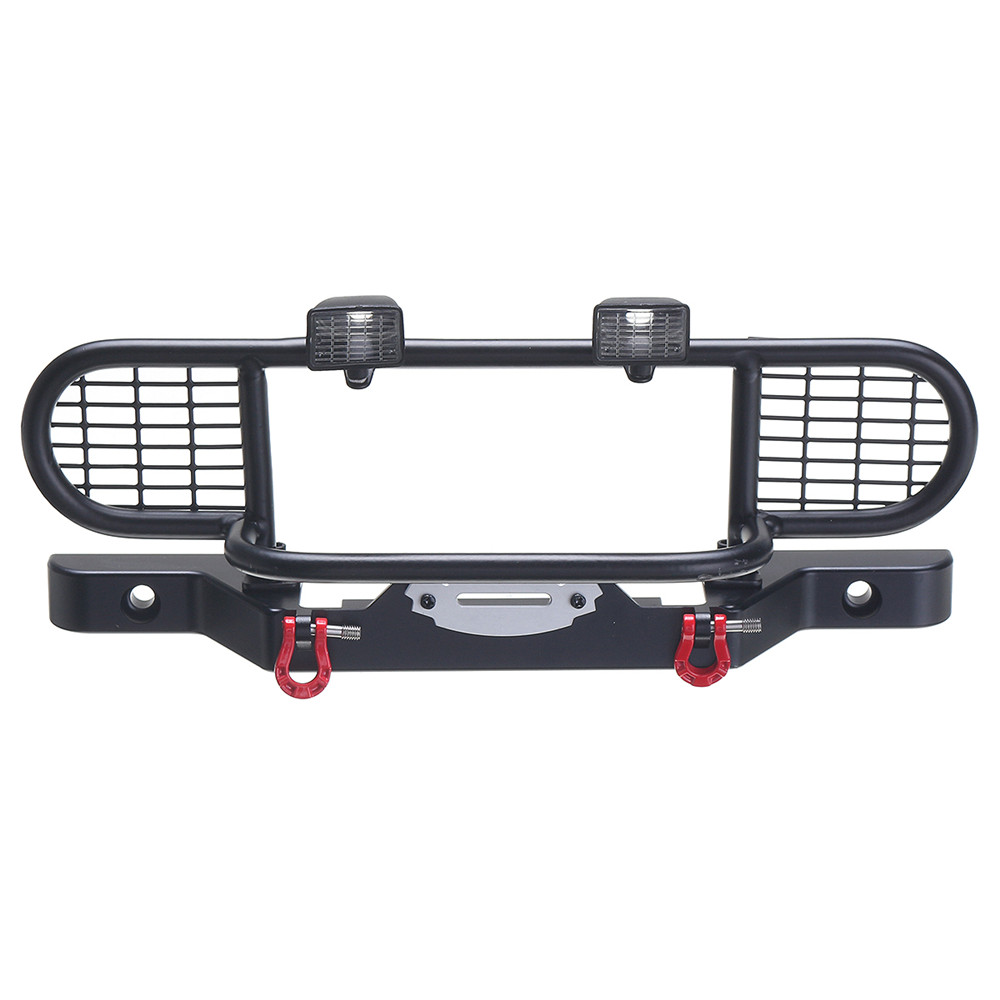 1-Set-Metal-Front-Bumper-With-Light-for-110-Scale-RC-Crawler-Car-Traxxas-TRX4-TRX-4-1476908