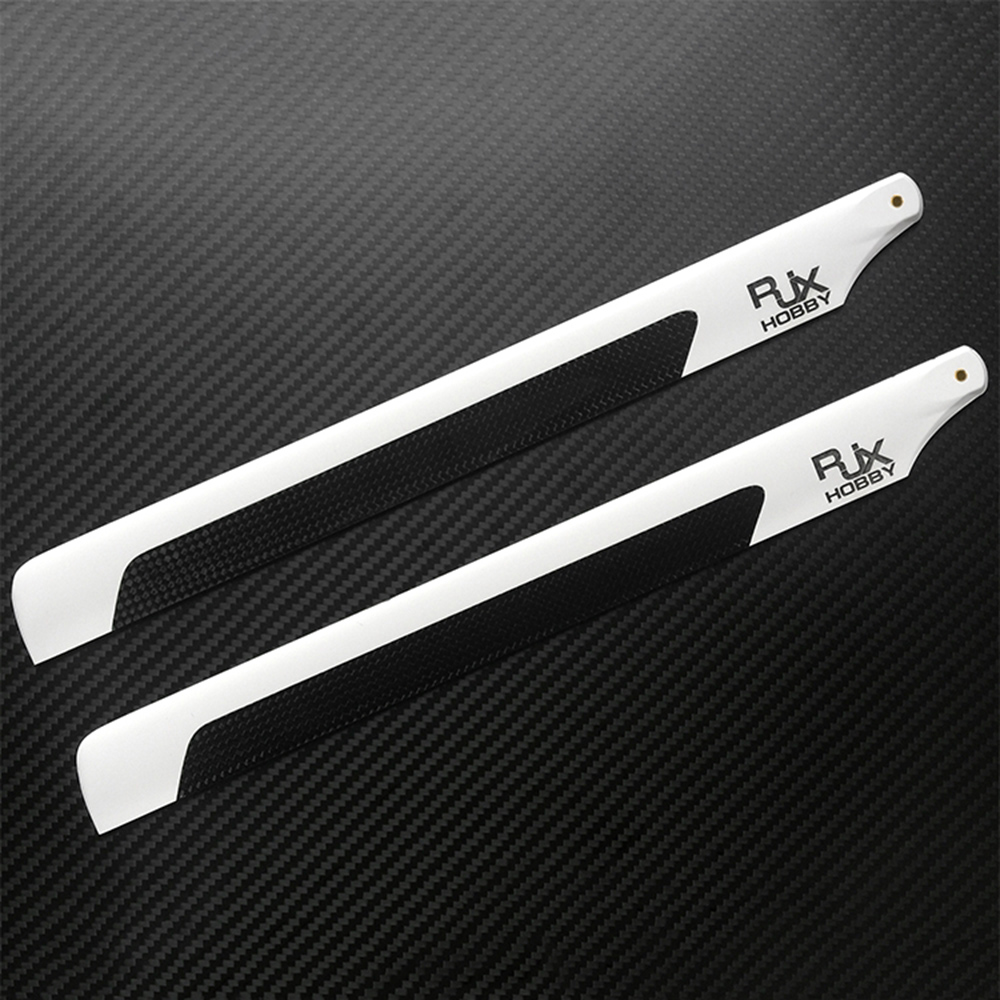 1-Pair-RJX-HOBBY-325mm-Carbon-Fiber-Main-Blade-FBL-Version-For-450-Class-RC-Helicopter-1383365