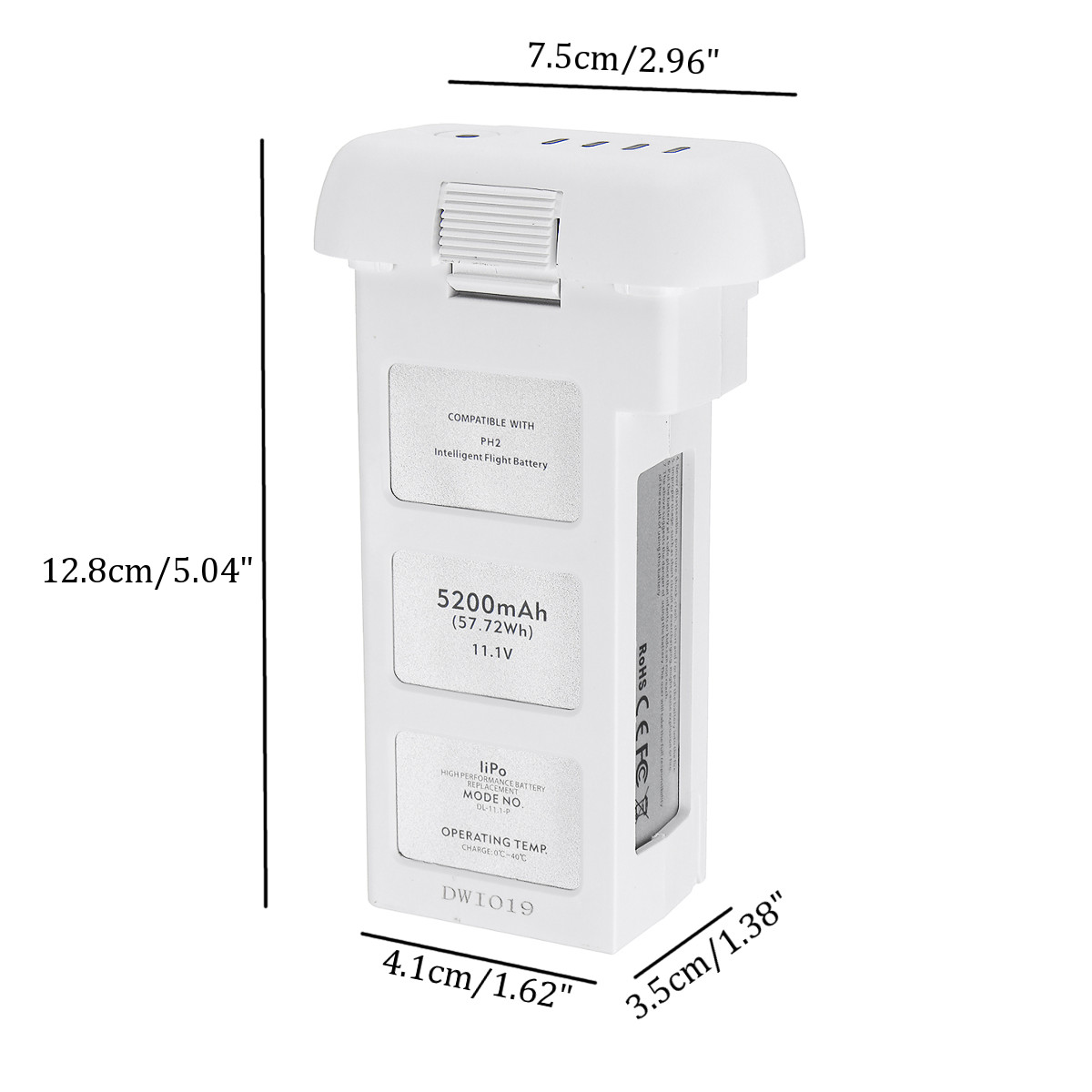 2PCS-Intelligent-Flight-111V-5200mAh-3S-Lipo-Battery-for-For-DJI-Phantom-2-Vision-1429716