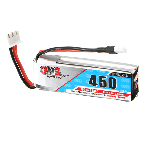 2X-Gaoneng-GNB-74V-450mAh-2S-80160C-Lipo-Battery-White-Plug-1312510