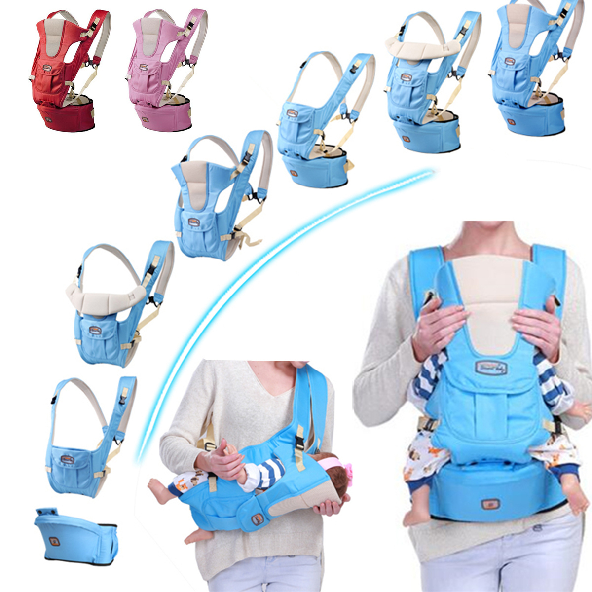 7-in-1-Adjustable-Baby-Infant-Sling-Carrier-Breathable-Ergonomic-Wrap-Backpack-Baby-Carriers-1282885