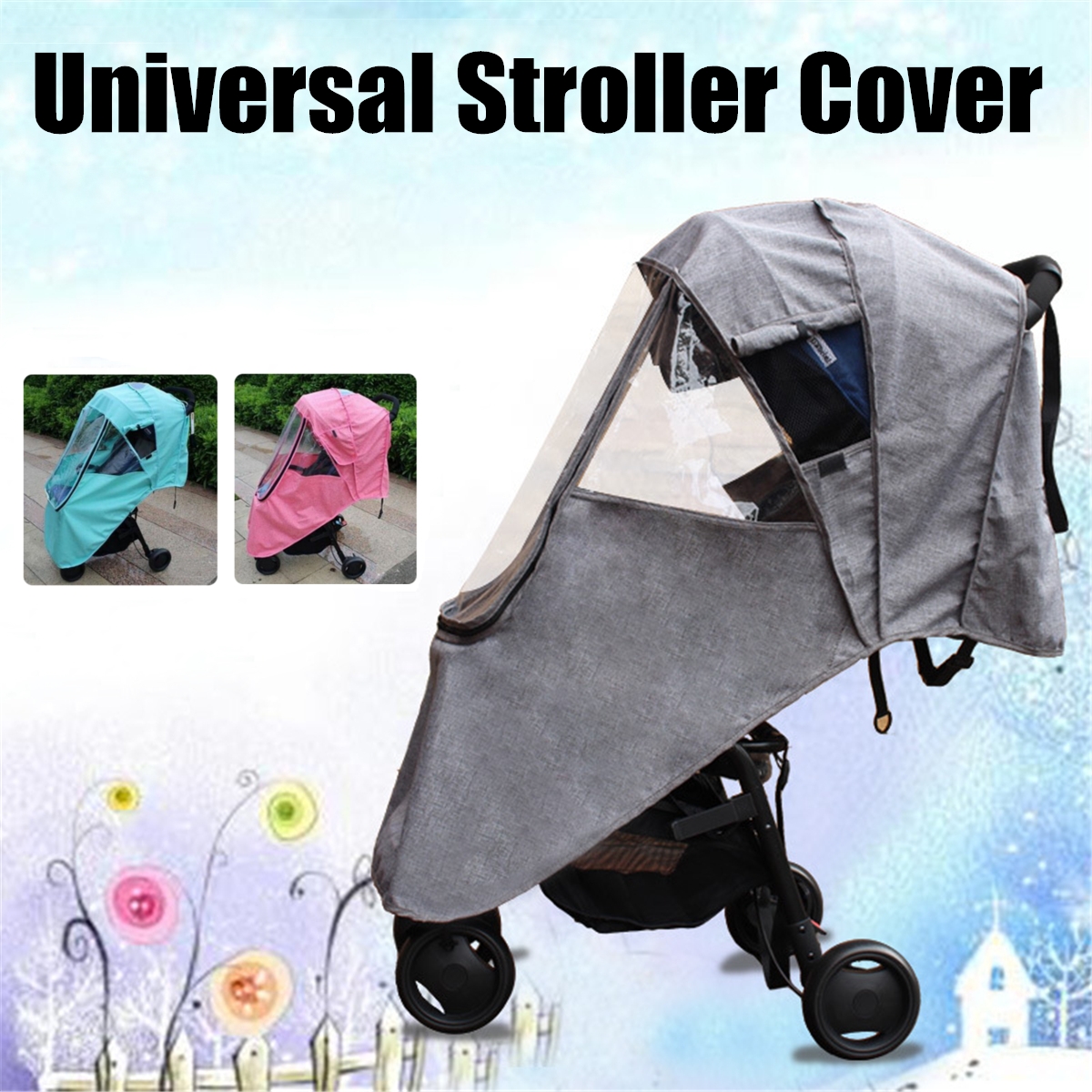 Baby-Car-Seat-Cover-Warm-Waterproof-Snow-Wind-Rain-Shield--Baby-Stroller-Pushchair-1400365