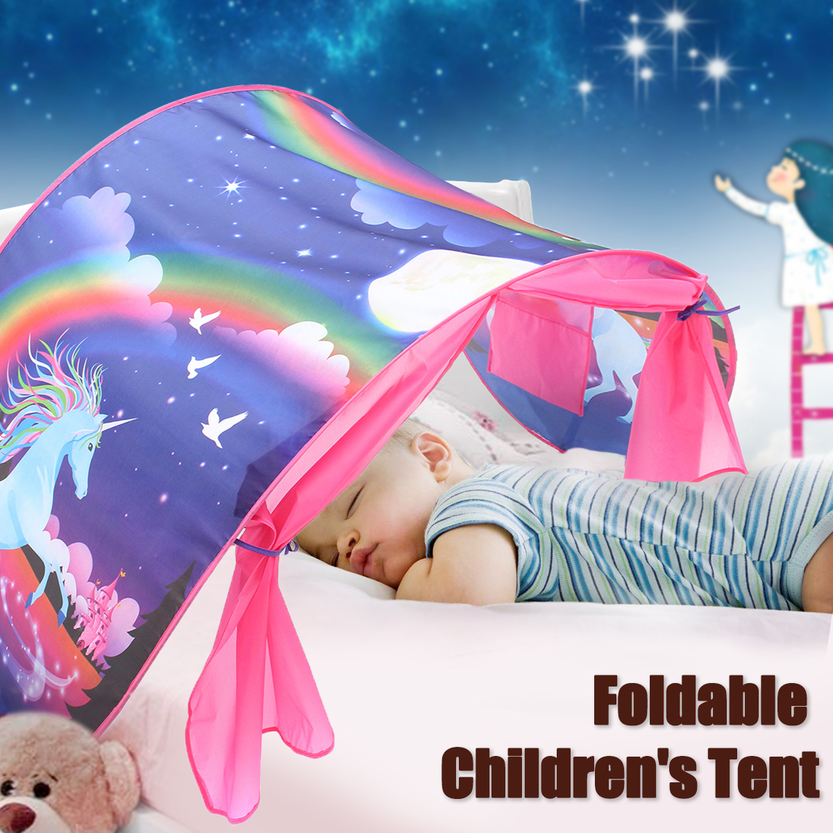 Home-Star-Dream-Tent-Kids-Baby-Sleep-Bed-Good-Sleep-Night-Universe-Space-Tale-1441308