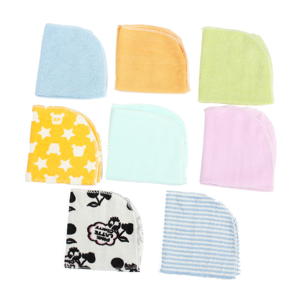 8-Pcs-Soft-Baby-Infants-Kids-Newborn-Children-Bathroom-Wipe-Drool-Towels-Washcloth-Shower-Feeding-Cl-1021809