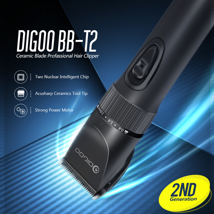 Digoo-BB-T2-USB-Ceramic-R-Blade-Hair-Clipper-Trimmer-Rechargeable-4X-Extra-Limiting-Comb-Razor-Silen-1256348