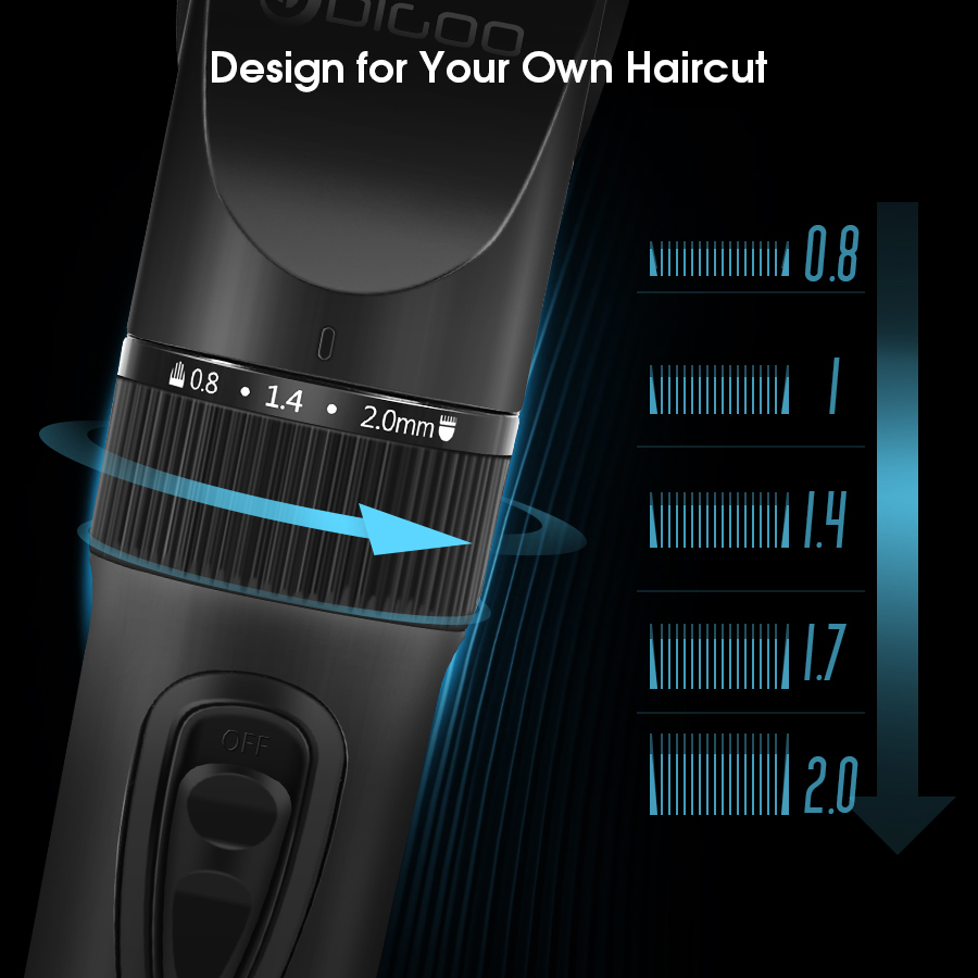 Digoo-BB-T2-USB-Ceramic-R-Blade-Hair-Clipper-Trimmer-Rechargeable-4X-Extra-Limiting-Comb-Razor-Silen-1256348