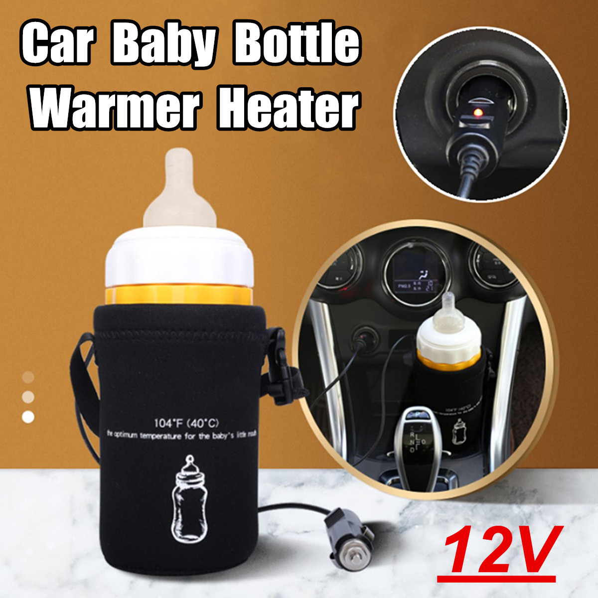 12V-40-Car-Baby-Food-Milk-Water-Drink-Cup-Bottles-Warmer-Heater-Travel-Feeding-1422299