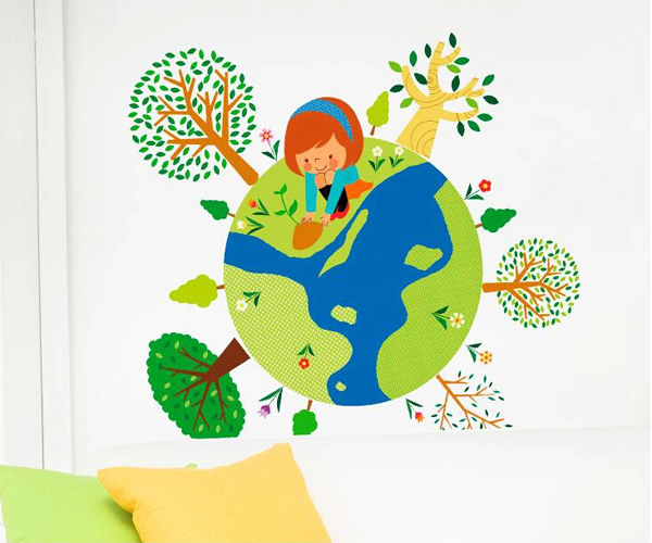 Moving-Cartoon-Kids-Earth-Wall-Stickers-Childrens-Room-Art-DIY-Cute-Decoration-Wallpaper-Decals-Back-998999