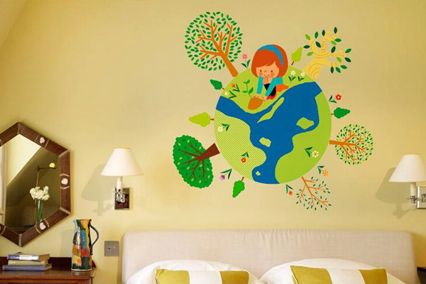 Moving-Cartoon-Kids-Earth-Wall-Stickers-Childrens-Room-Art-DIY-Cute-Decoration-Wallpaper-Decals-Back-998999