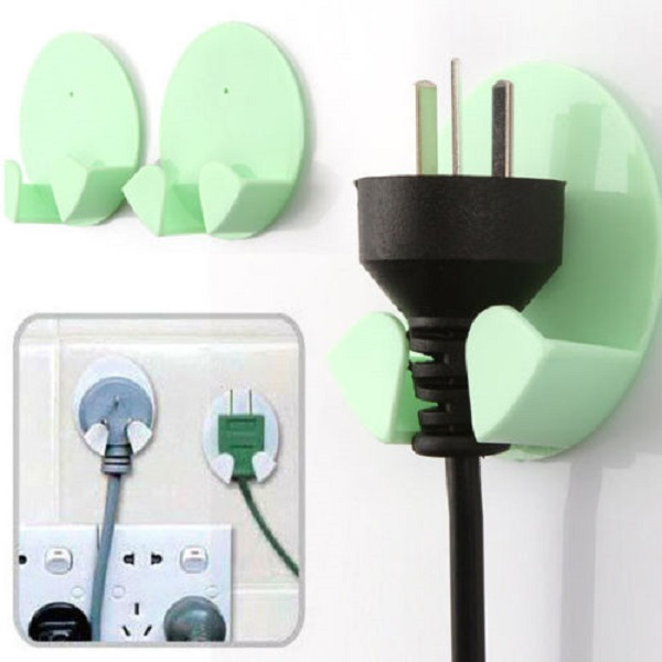 2Pcs-Kitchen-Socket-Hook-Holder-Safe-Plug-Kids-Children-Protect-Safety-Power-Electricity-Wall-Hanger-1035286