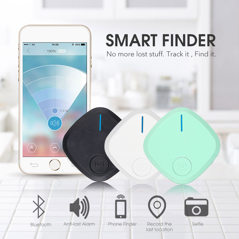 Loskii-NB-S2-Mini-Bluetooth-40-Key-Finder-Smart-Alarm-Anti-Lost-Tracker-Selfie-Controller-1126936
