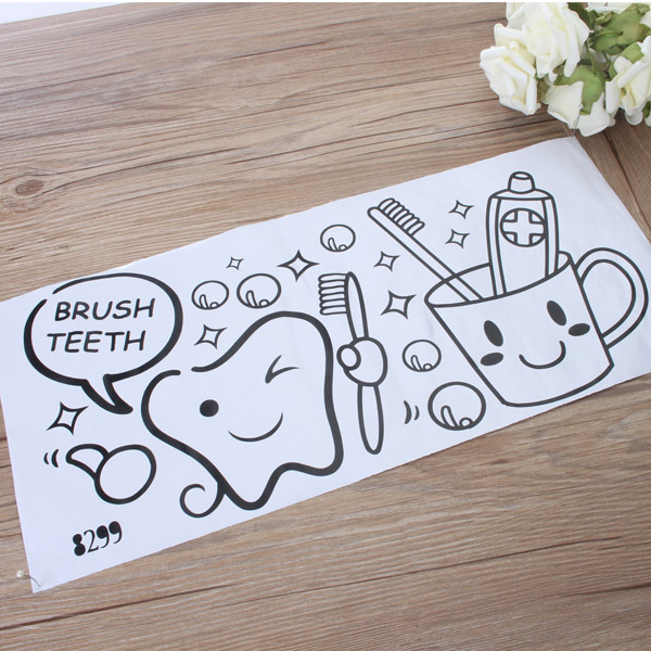 Removable-Toothbrush-Printed-Waterproof-Sticker-Bathroom-Wall-Decal-988228