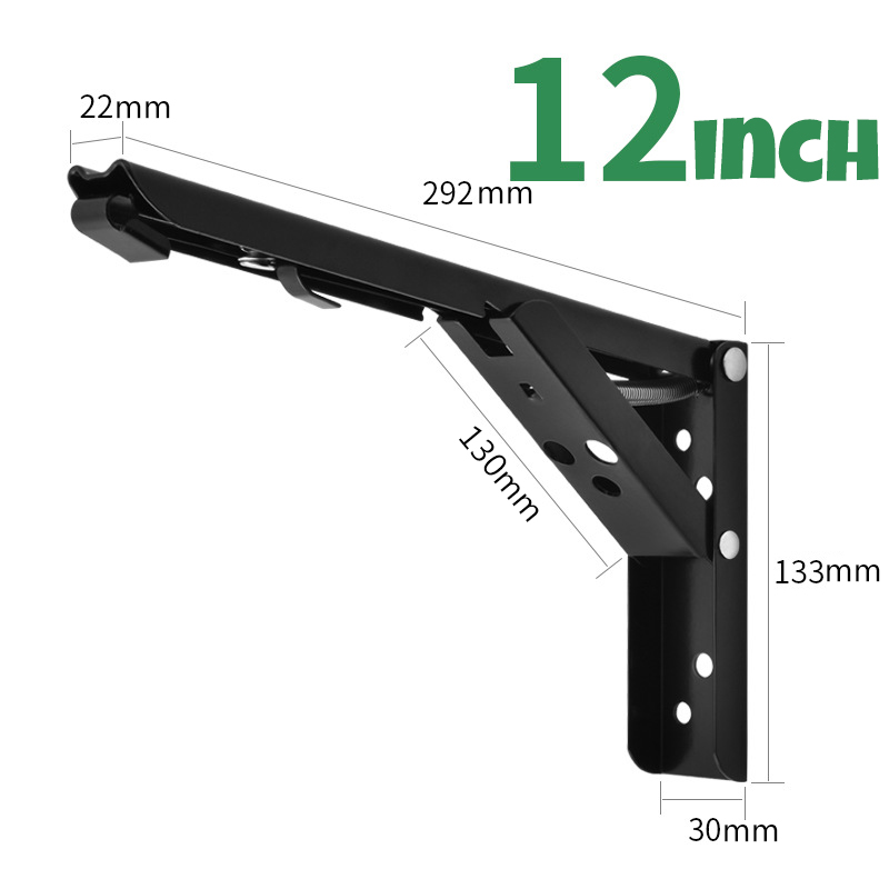 2Pcs-12quot-L-Shaped-Folding-Triangle-Bracket-Storage-Table-Wall-Shelf-Bracket-Bathroom-Shelf-1362248