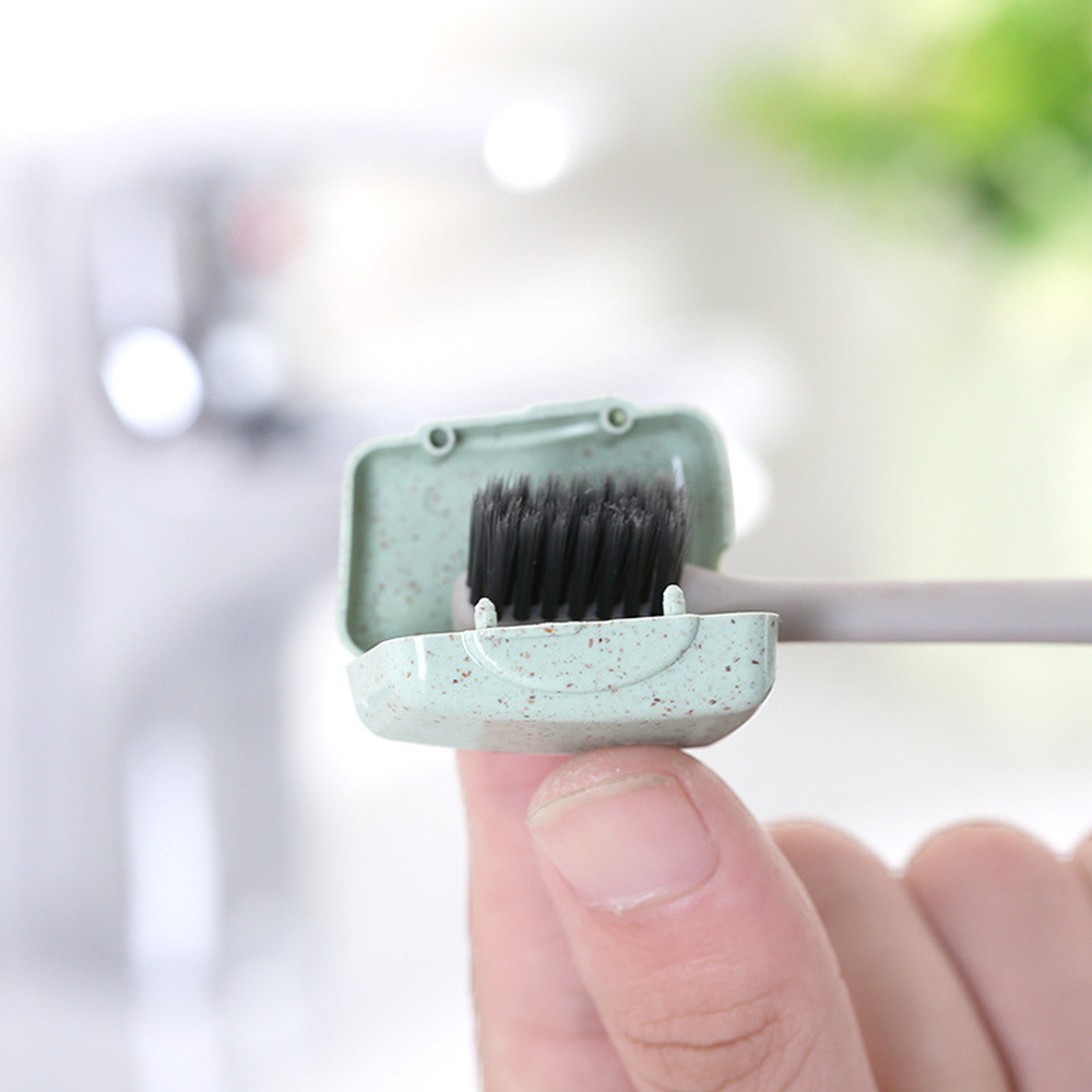 Honana-4PCS-Travel-Portable-Toothbrush-Holder-Eco-friendly-Toothbrush-Cover-Cap-1292827