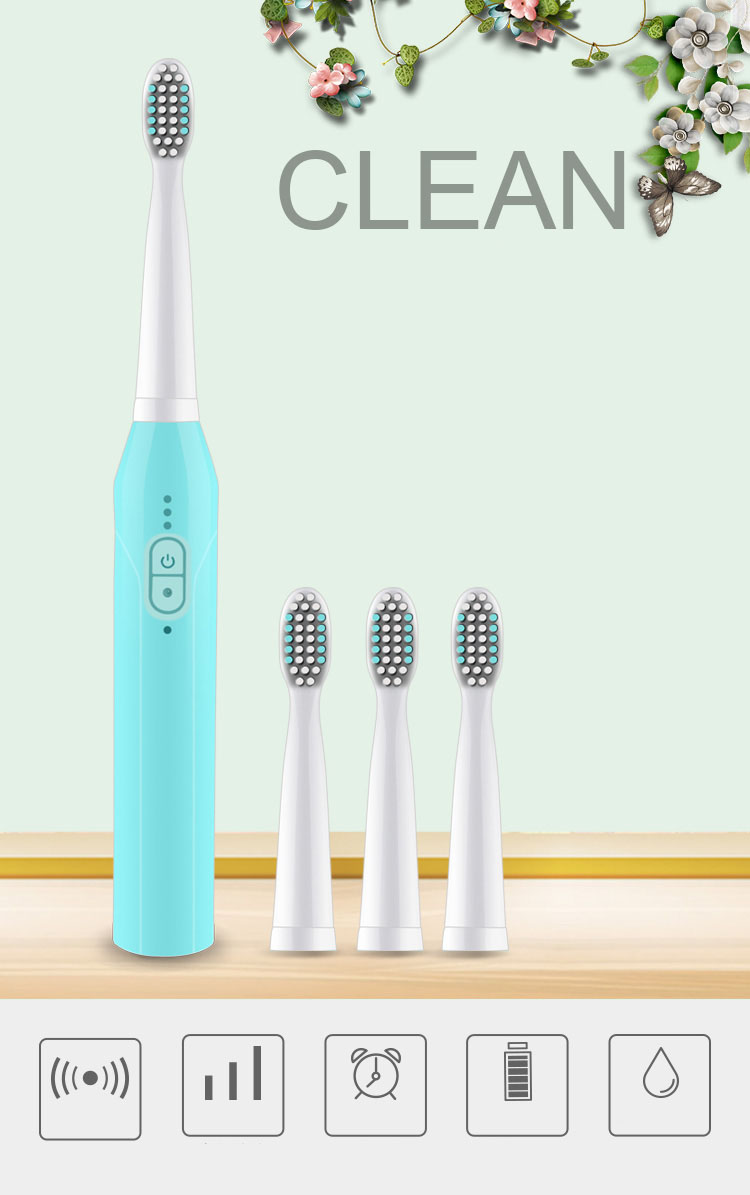 3-Brush-Modes-Essence-Sonic-Electric-Wireless-USB-Rechargeable-Toothbrush-IPX7-Waterproof-With-3-Too-1283407