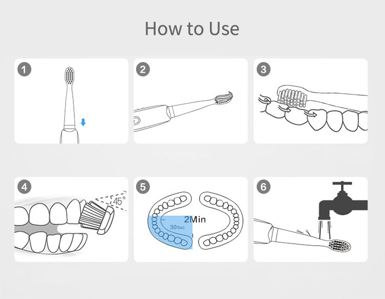 3-Brush-Modes-Essence-Sonic-Electric-Wireless-USB-Rechargeable-Toothbrush-IPX7-Waterproof-With-3-Too-1283407