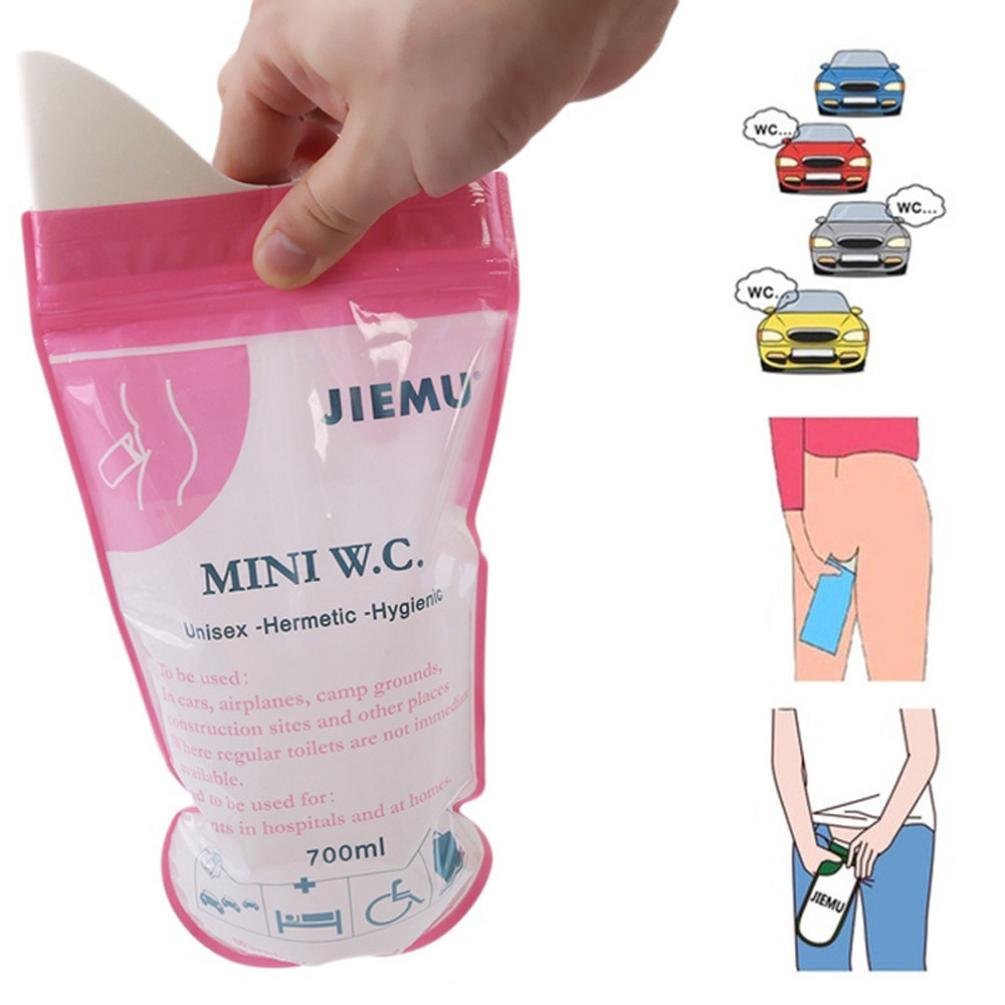 4pcs-Pink-Disposable-700CC-Portable-Urine-Storage-Bag-Emergency-Toilet-Outdoor-Travel-For-Unisex-1281994