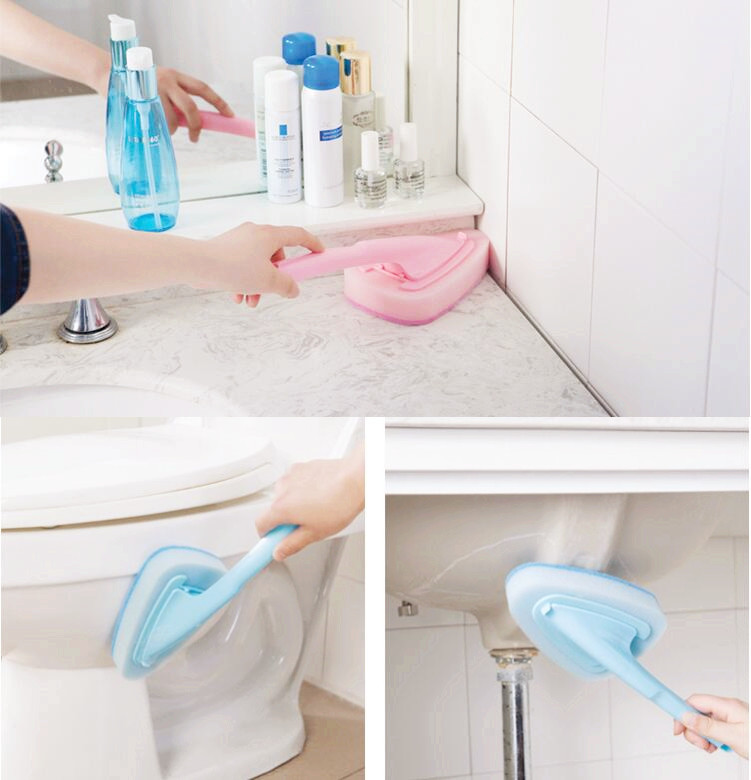 Honana-BX-357-Sponge-Clean-Brush-Bathtub-Kitchen-Corner-Wash-Basin-Scrub-Brush-Cleaner-1163613