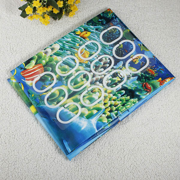 180180cm-Bathroom-Undersea-World-Polyester-Waterproof-Shower-Curtain-975967