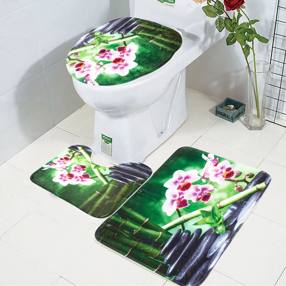 180x180CM-Bamboo-Pebble-Orchid-Toilet-Rug-Mat-Bathroom-Shower-Curtain-with-Hooks-1425087