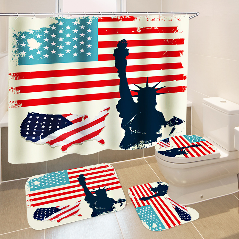 American-Flag-Bathroom-Shower-Curtain-Non-Slip-Rug-Toilet-Lid-Cover-Bath-Mat-with-12-Ring-1425088