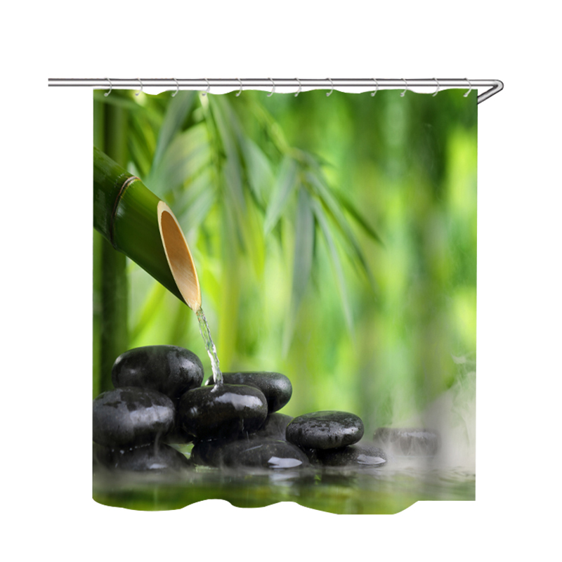 Bamboo-Stone-Non-Slip-Rug-Toilet-Lid-Cover-Bath-Mat-Shower-Curtain-With-12-Rings-1390072