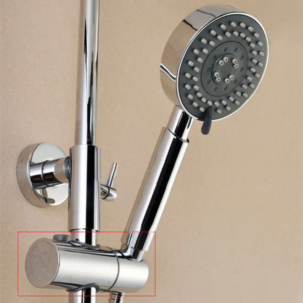 ABS-Chrome-Shower-Rail-Head-Slider-Holder-Adjustable-Bracket-924847