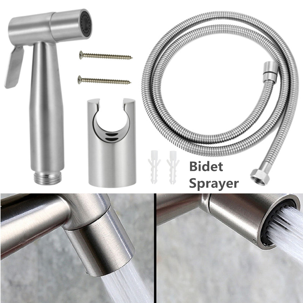Brushed-Stainless-Toilet-Handheld-Bidet-Spray--Douche-Shower-Set-Toilet-Shattaf-Sprayer-Douche-Kit-B-1270713