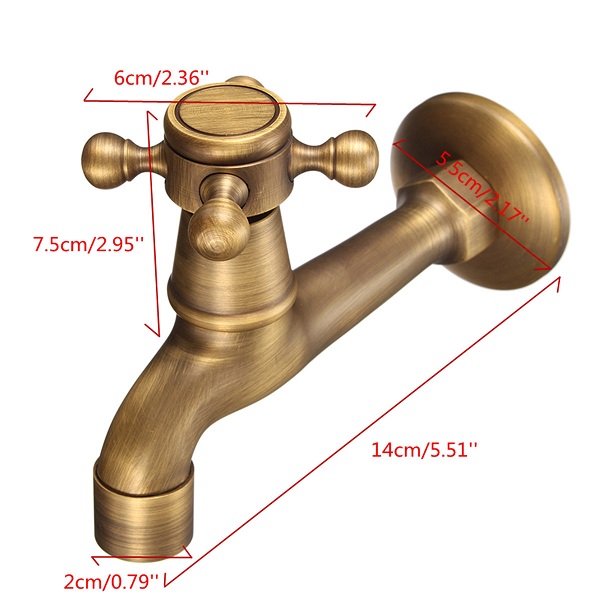 Antique-Brass-Wall-Mounted-Garden-Bathroom-Basin-Faucet-Mop-Water-Machine-Tap-1138134