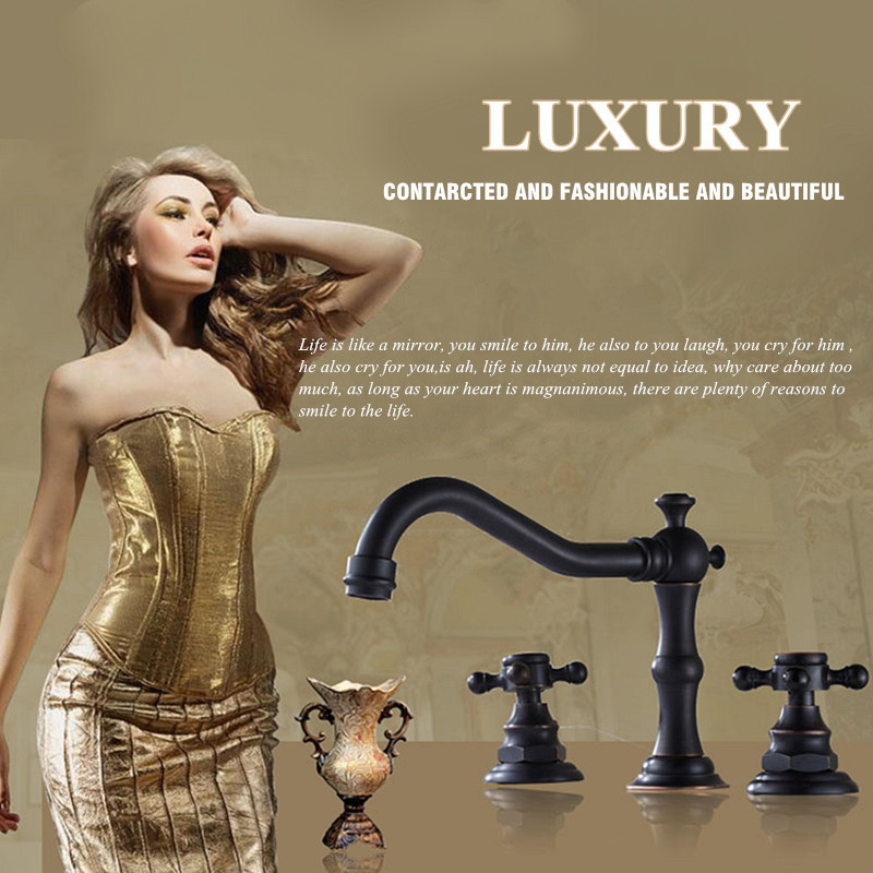 Contemporary-Brass-Bathroom-Basin-Faucet-Mixer-Tap-Oil-Rubbed-Bronze-Two-Handle-Hole-1032239