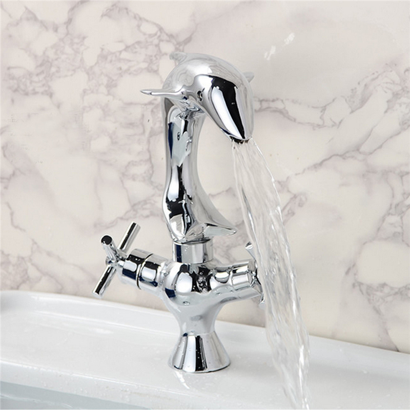 Creative-Dolphin-Shape-Double-Handle-Basin-Sink-Mixer-Tap-Chrome-Finish-Faucet-1001106
