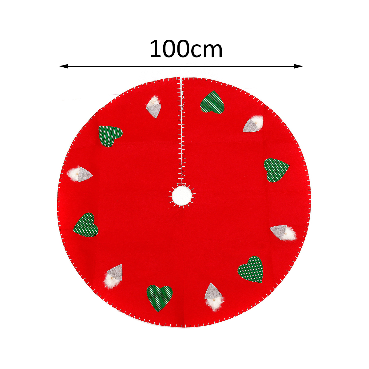 100cm-Red-Christmas-Tree-Skirt-Carpet-Party-Gift-Decor-Pad-Ornaments-Round-Mat-1376090