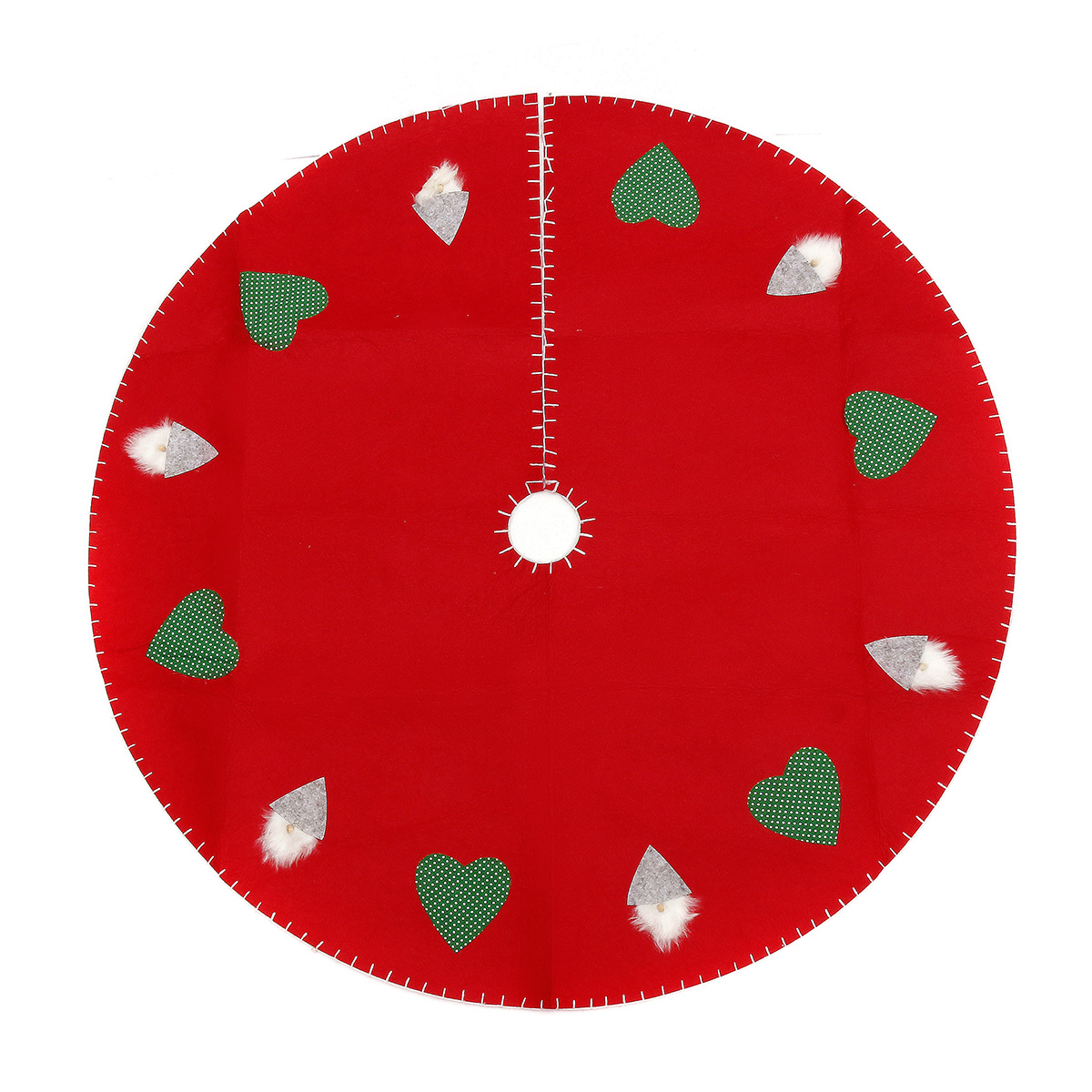 100cm-Red-Christmas-Tree-Skirt-Carpet-Party-Gift-Decor-Pad-Ornaments-Round-Mat-1376090