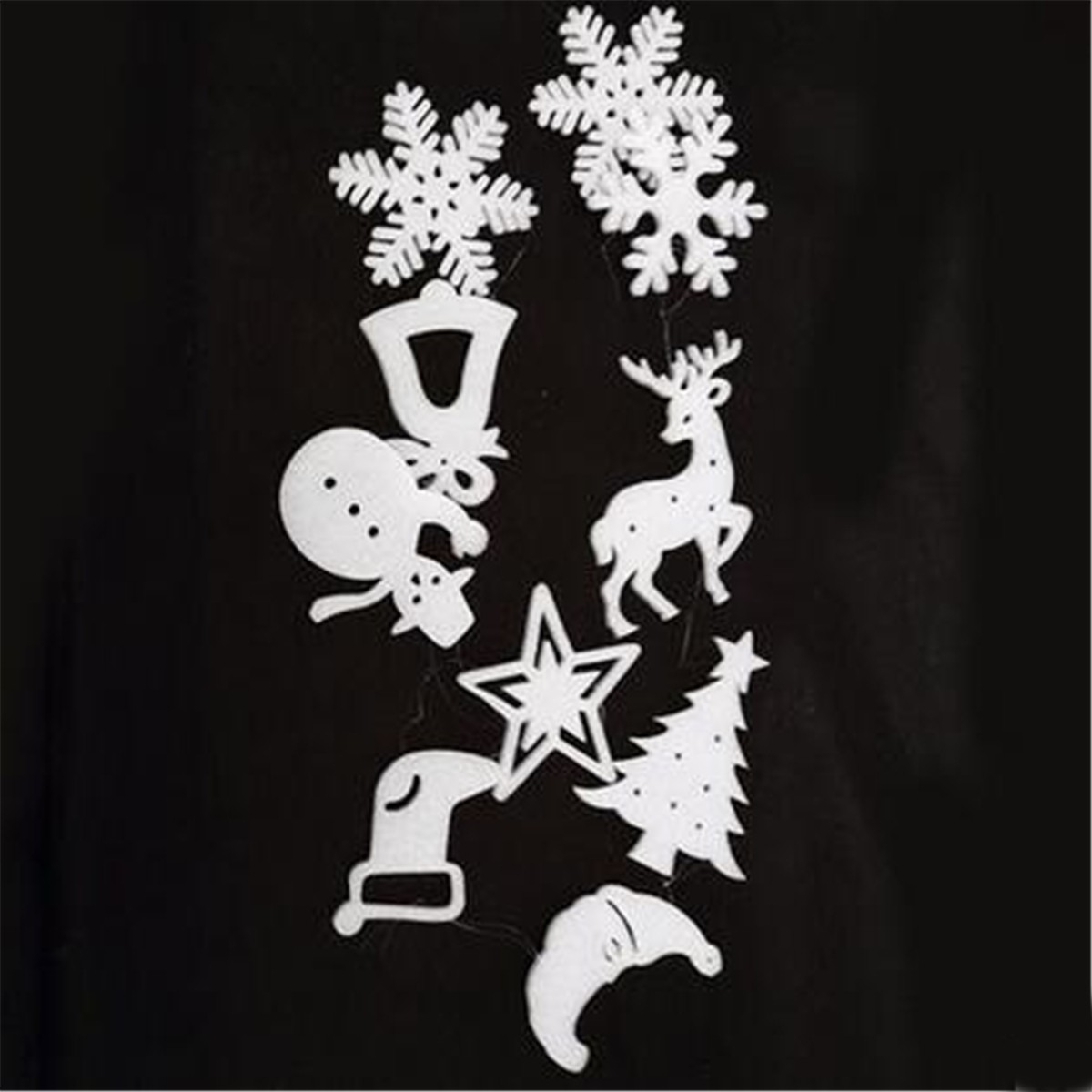 10pcs-Christmas-Xmas-Wall-Hanging-Decoration-Snowman-Santa-Clau-Snowman-Christmas-Party-Decoration-1018502