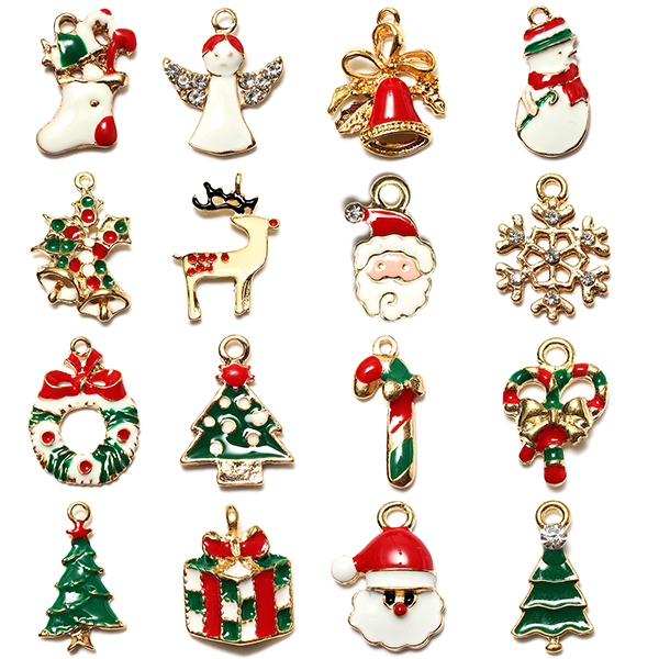 11-Mixed-Gold-Christmas-Gifts-Charms-Tree-Deer-Snowflake-Pendant-953986