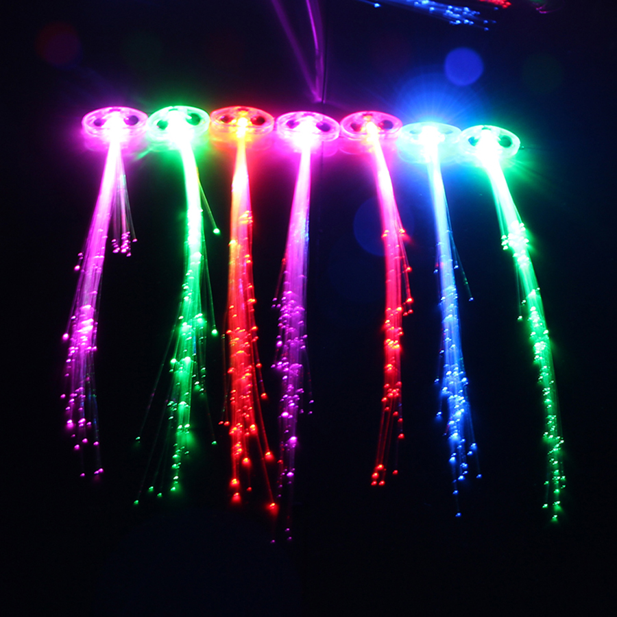 12-PCS-Christmas-Flash-Glow-LED-Braid-Hairpin-Novelty-Decoration-for-Party-Holiday-Hair-Extension-by-1216462