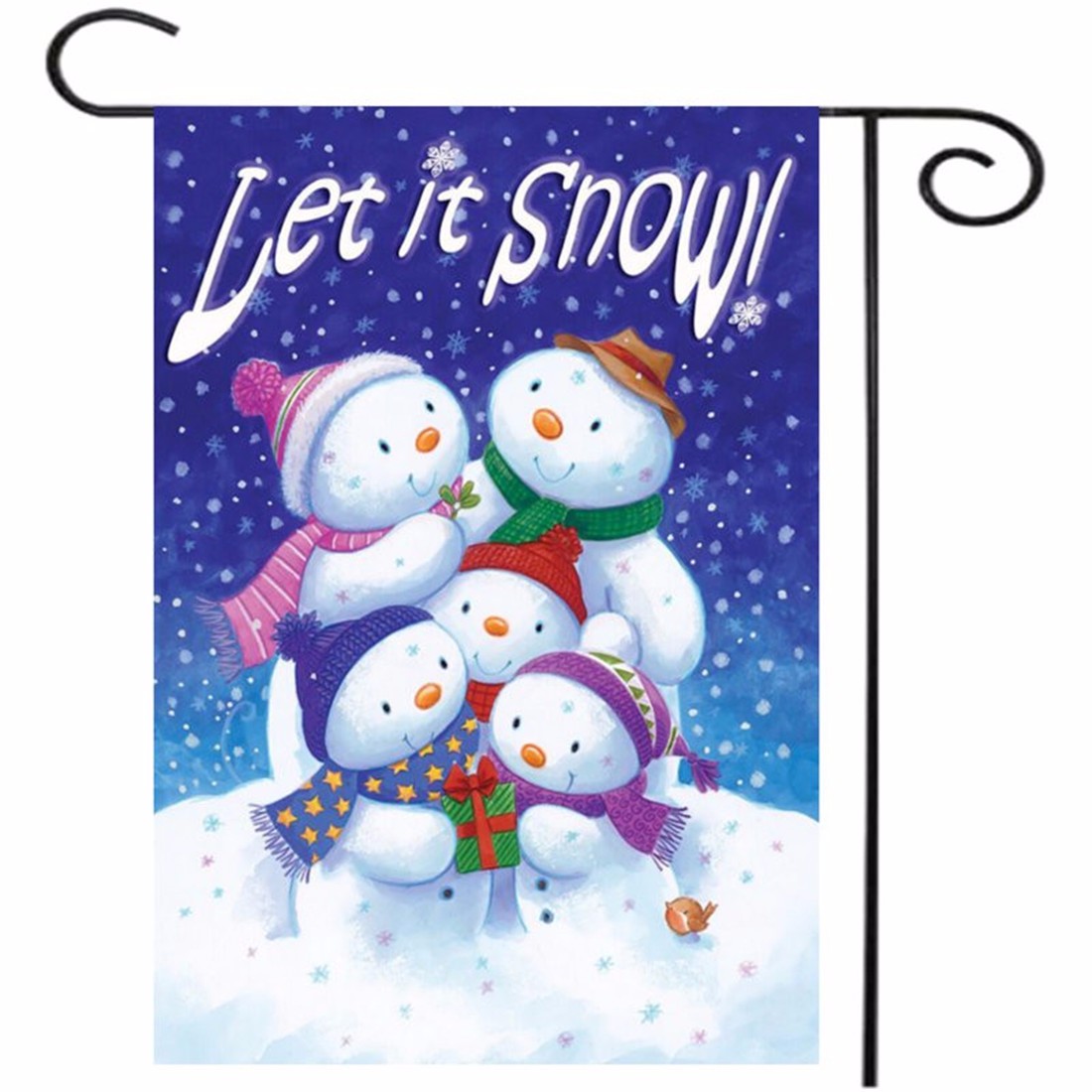 125quot-x-18quot-Christmas-Snow-Winter-Welcome-House-Garden-Flag-Yard-Banner-Decorations-1352962