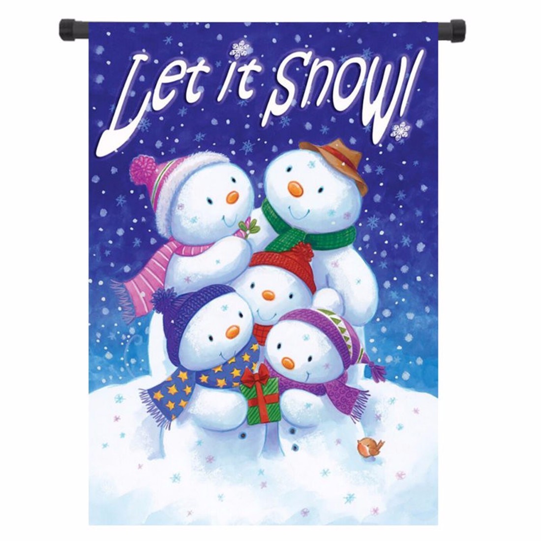 125quot-x-18quot-Christmas-Snow-Winter-Welcome-House-Garden-Flag-Yard-Banner-Decorations-1352962