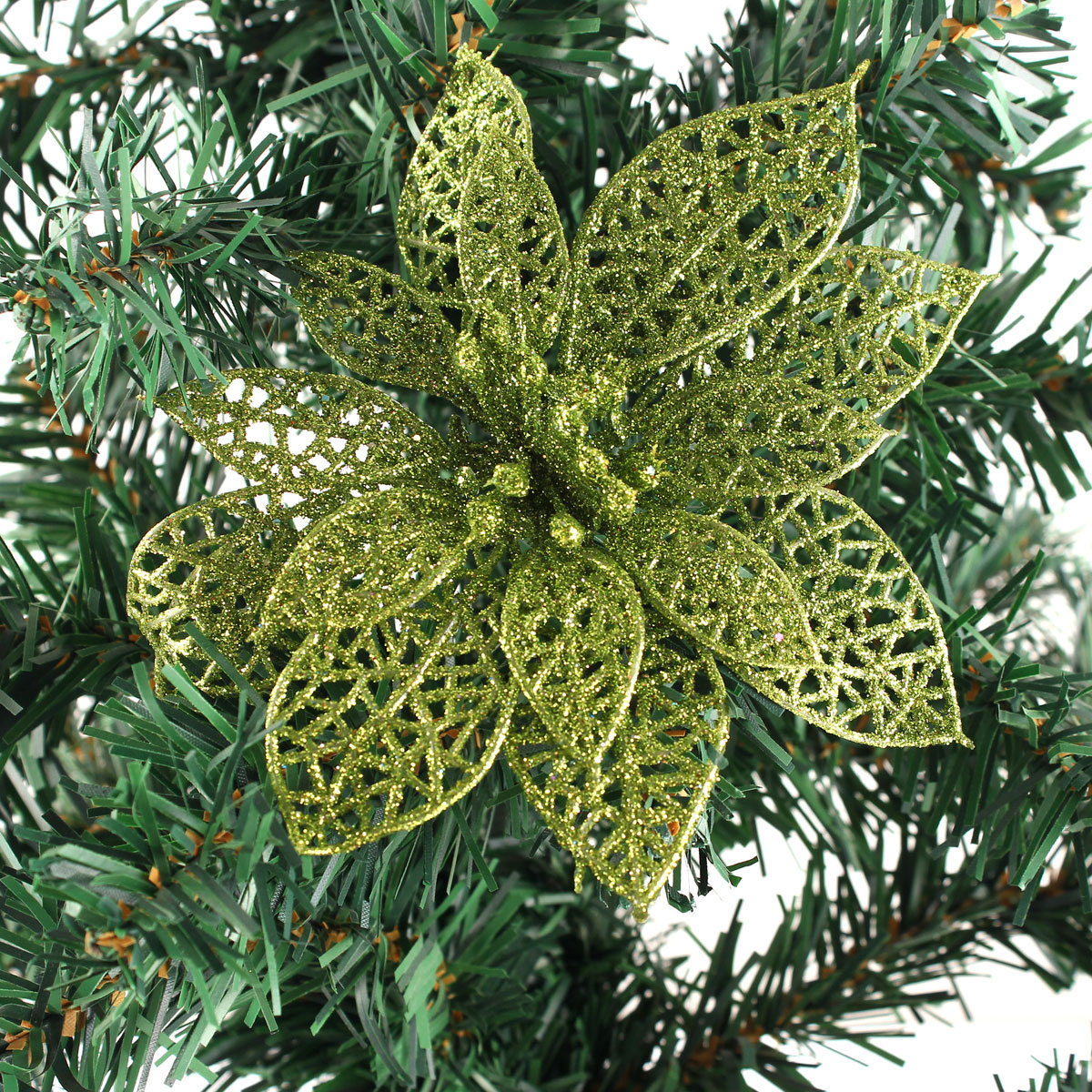 Christmas-Decoration-Flower-Glitter-Leaves-Party-Deocration-1016328