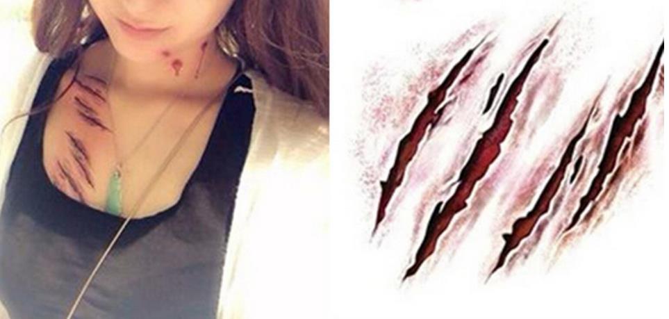 3Pcs-Halloween-Zombie-Scars-Tattoos-Fake-Scab-Bloody-Makeup-Terror-Wound-Scary-Blood-Injury-Sticker-1082693