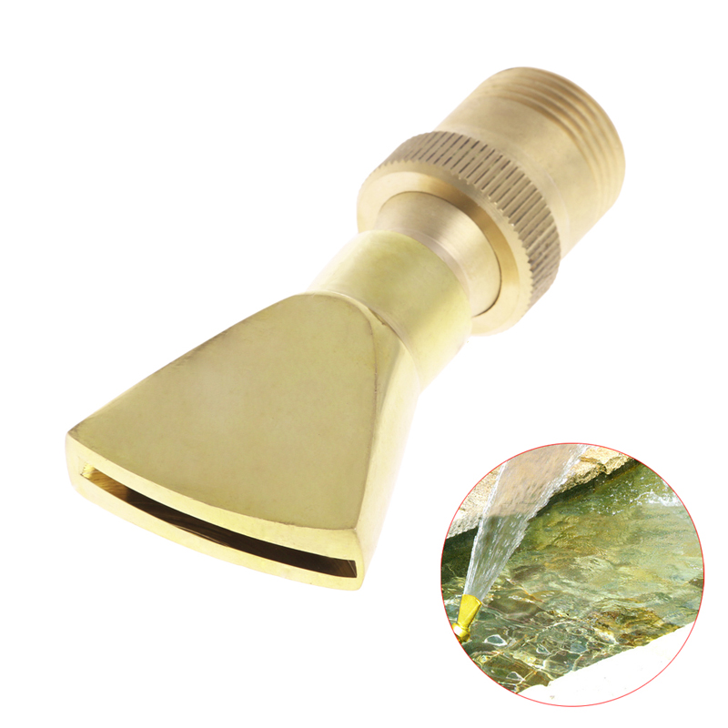 12quot-DN15-34quot-DN20-Garden-Brass-Fountain-Pond-Water-Nozzle-Fan-Shape-Sprinkler-Spray-Head-1327969
