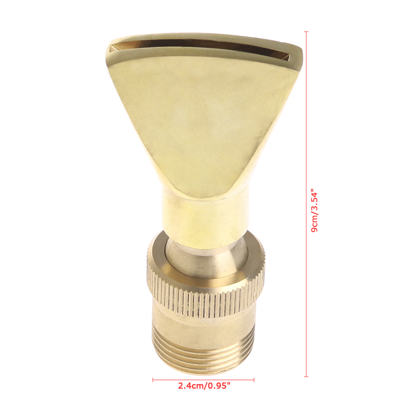 12quot-DN15-34quot-DN20-Garden-Brass-Fountain-Pond-Water-Nozzle-Fan-Shape-Sprinkler-Spray-Head-1327969