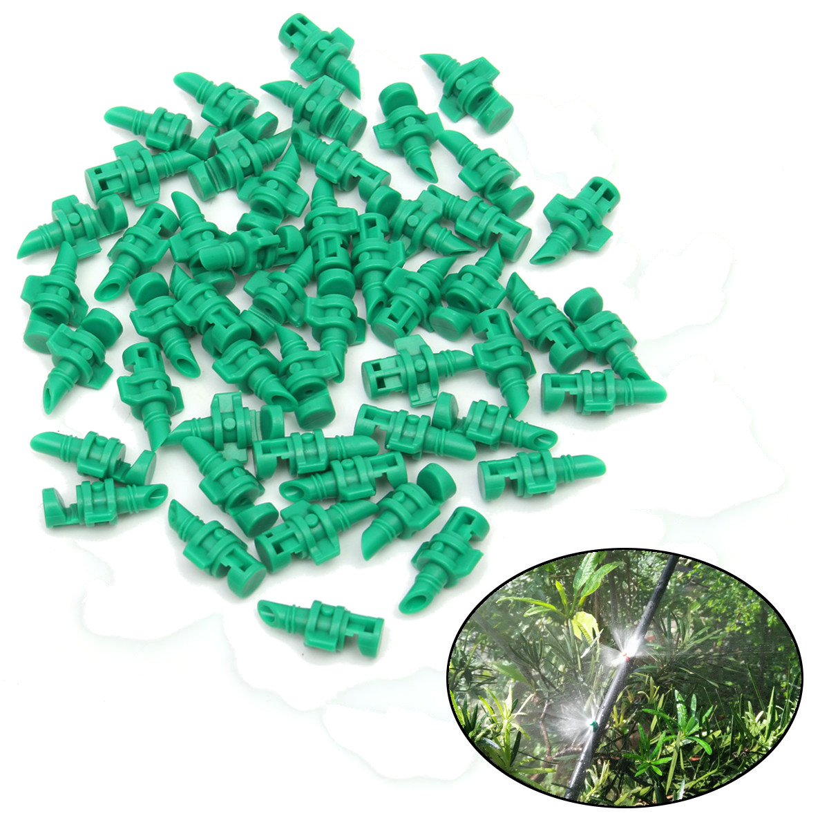 50Pcs-Micro-Garden-Lawn-Water-Spray-Misting-Nozzle-Sprinkler-Irrigation-System-1344634